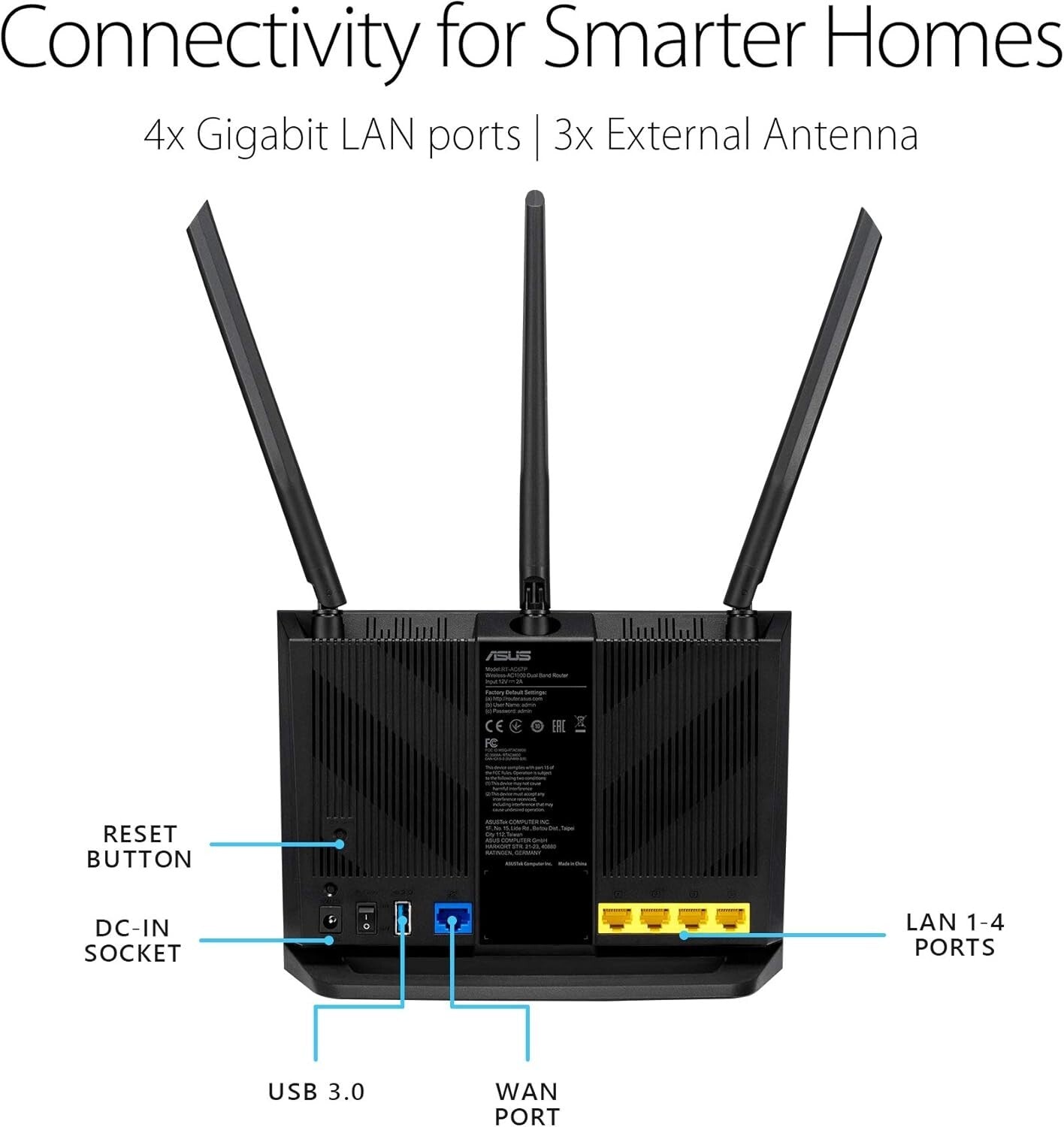ASUS AC1750 WiFi Router Dual Band Wireless Internet Router