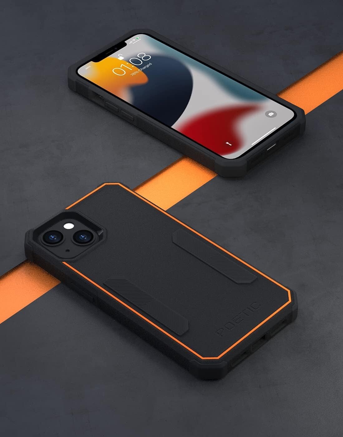 Poetic Neon Series Designed iPhone 13 Mini Dual Layer Heavy Duty Tough