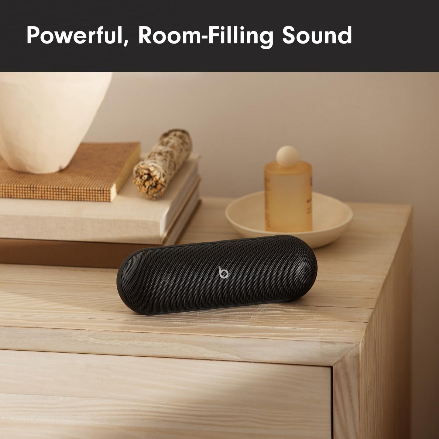 Beats by Dr. Dre Pill+ Portable Wireless Bluetooth Speaker Mate Black, ML4P2LL/A
