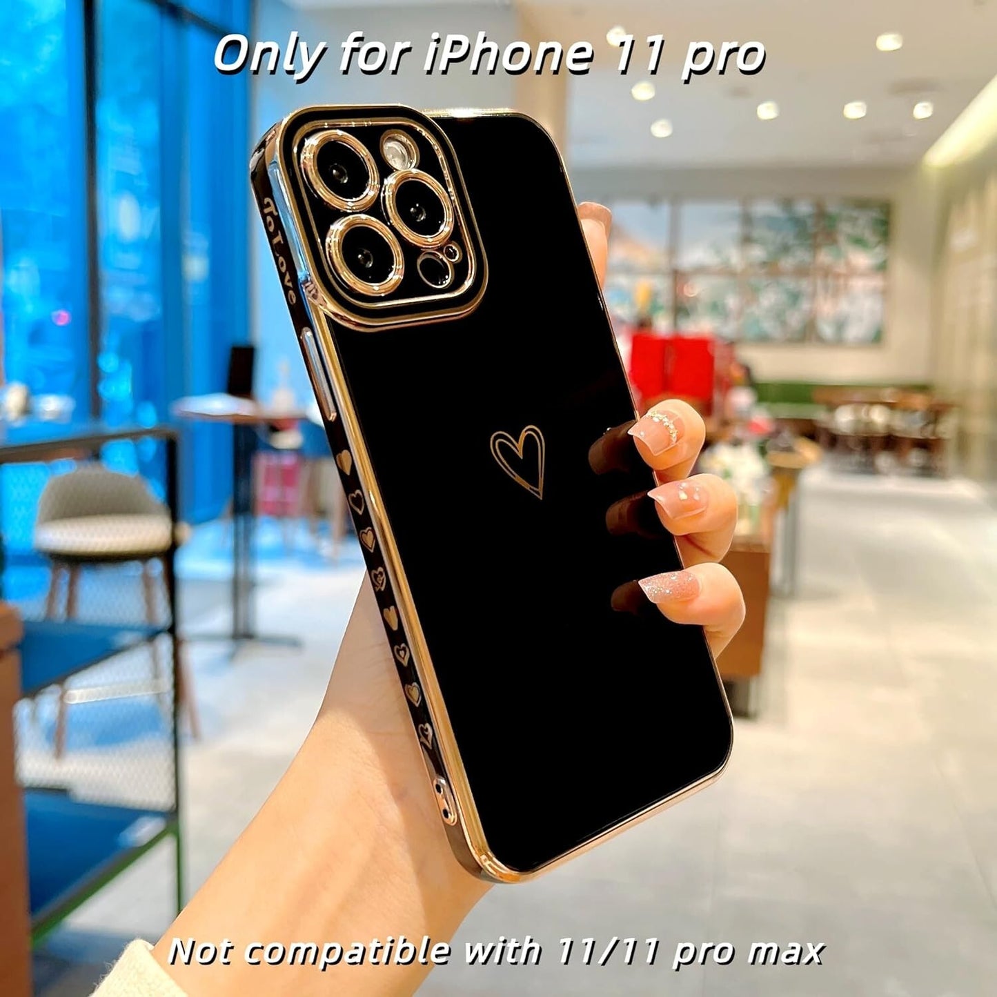 ROUTDOM Compatible w iPhone 11 Pro Women Girls Aesthetic Cute Cool