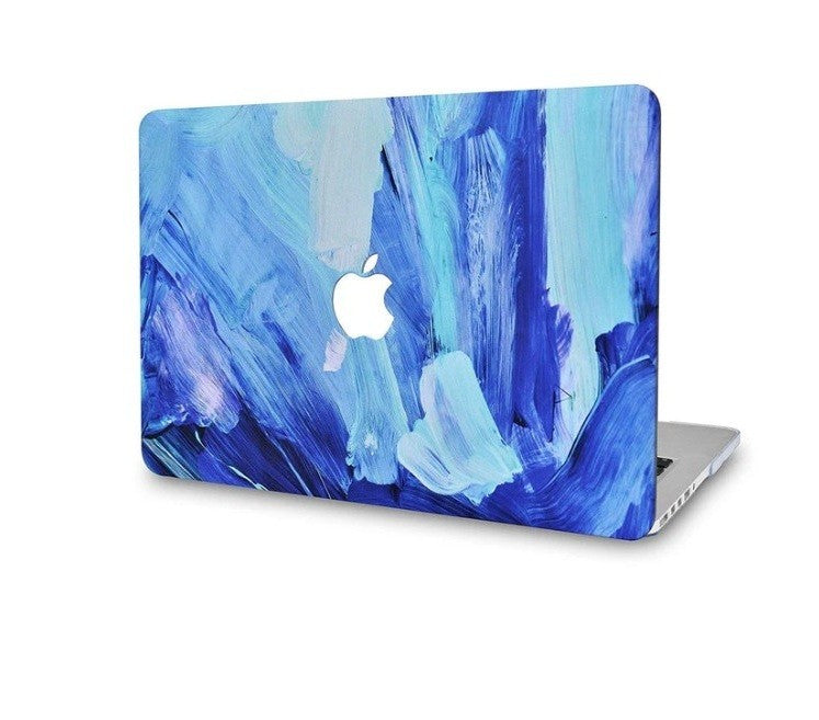 LuvCase Macbook Case Bundle - Oil Paint 5 w/ Keyboard Cover & Screen Protector