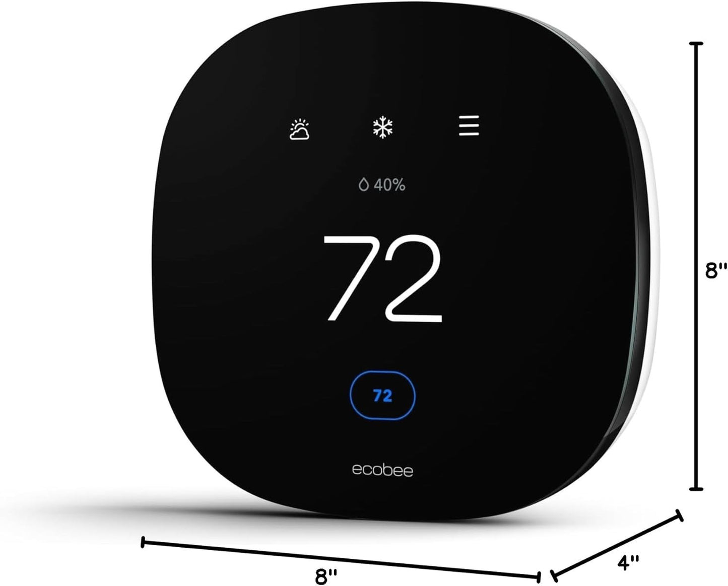 ecobee3 lite Smart Thermostat Whole Home Sensors BlackWhite