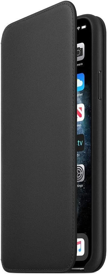 Apple Leather Folio iPhone 11 Pro Max Black Slim Fit Wireless