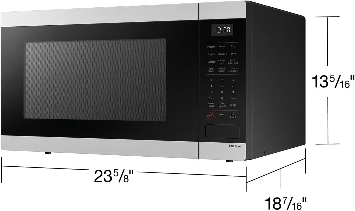 Samsung 19 Cu Ft Countertop Microwave Sensor Cooking Stainless Steel