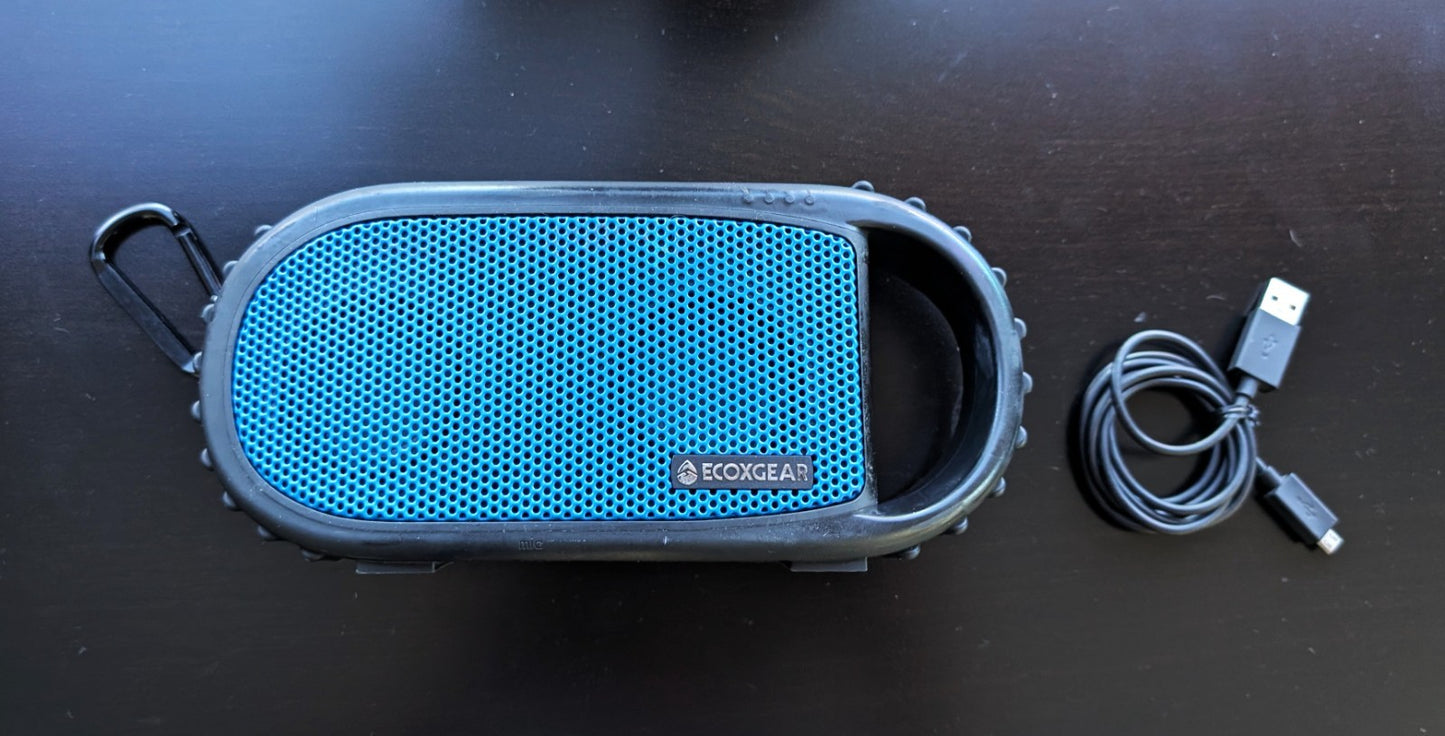 Ecoxgear EcoCarbon GDI‑EXCBN200 Bluetooth Speaker IP68 Blue 16W Power Bank