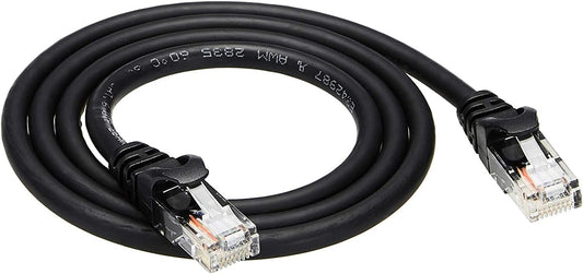 RJ45 Amazon Basics Snagless Cat6 Ethernet Patch Internet Cable 3Foot Black