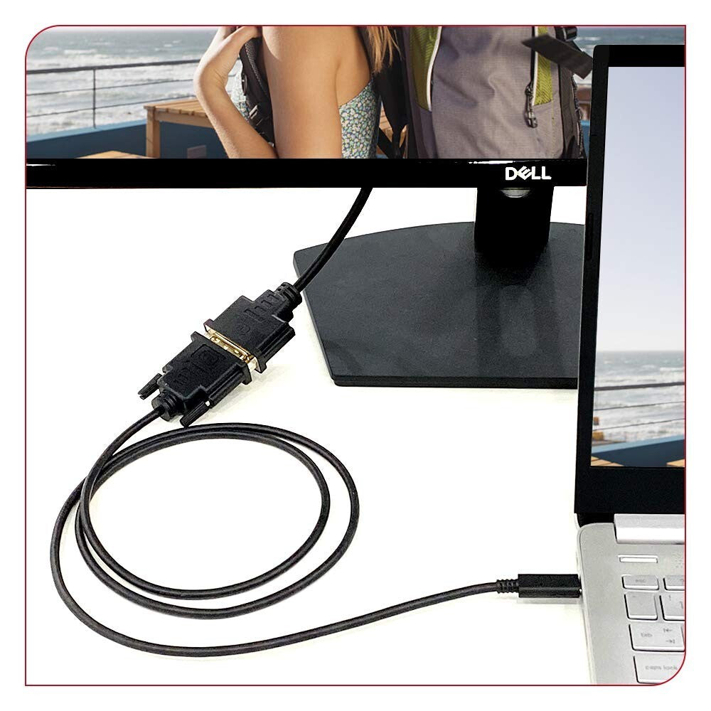 USB DVI Upgrow C to Cable 4K30Hz Thunderbolt to Cable Type-C to