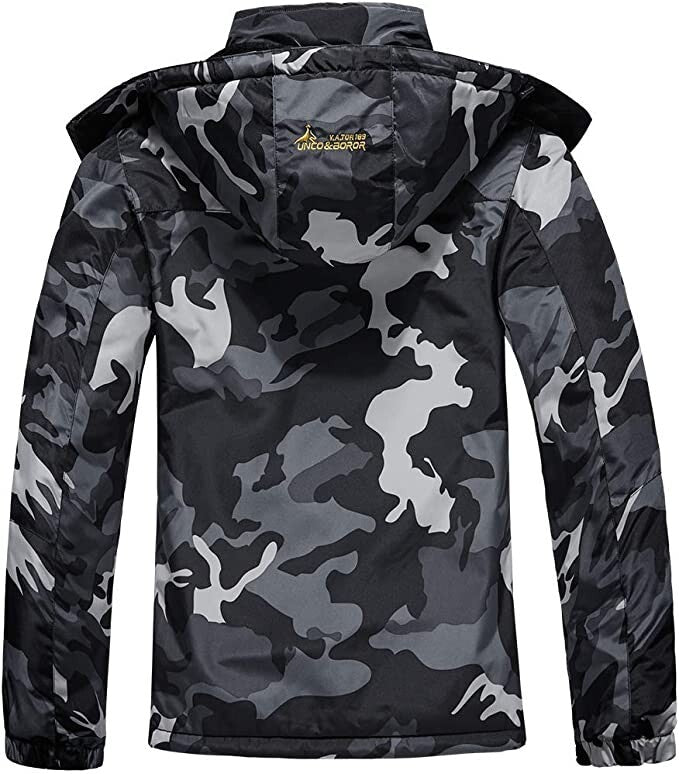 MOERDENG XXL Mens WaterproofSkiJacketWarmWinterSnowMountainWindbreaker