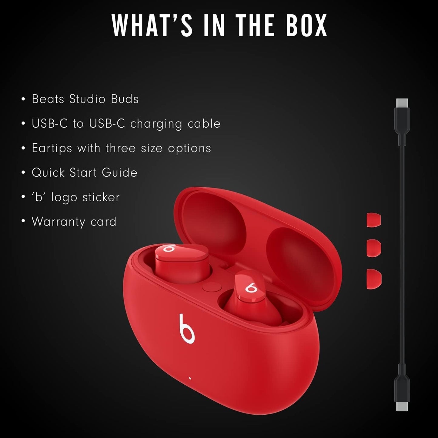 Beats Studio Buds True Wireless Noise Cancelling Earbuds