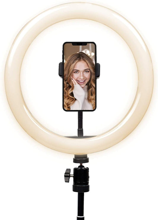 CYGNETT CY3443VCSLR R VPro Inch Travel Ring Light w Tripod TravelPouch