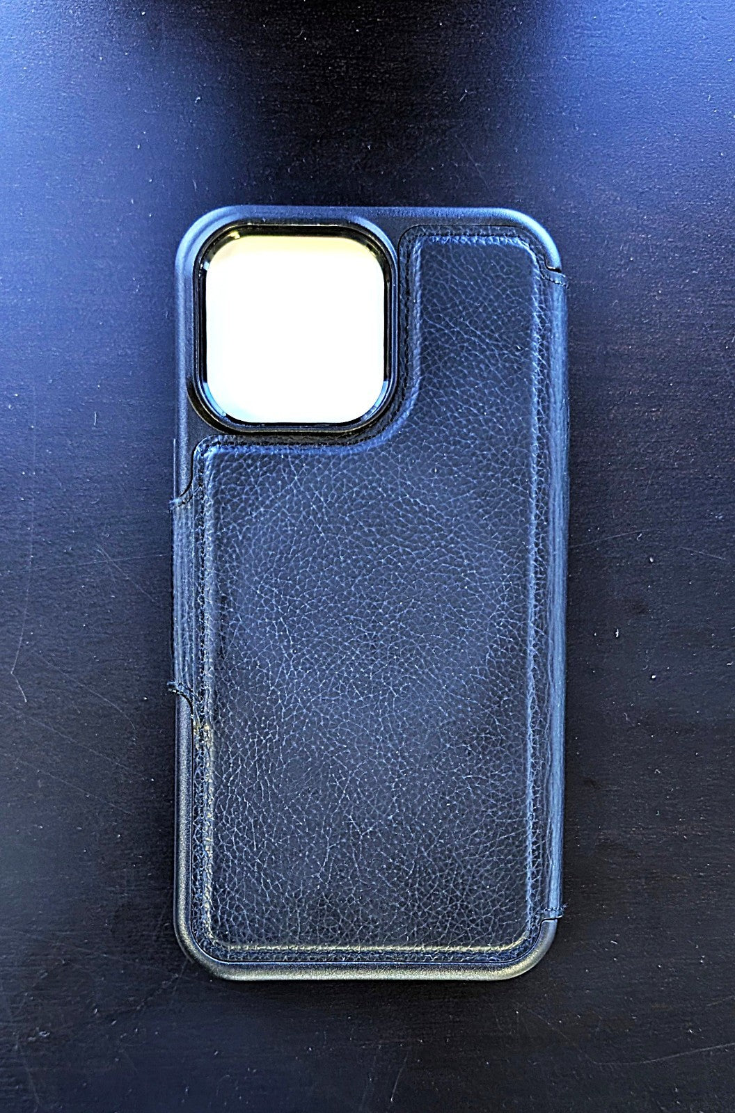 OtterBox Strada Case iPhone 14 Pro Max Shadow Black Folio Leather Wallet