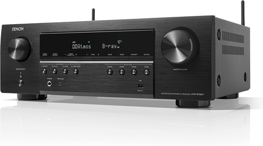 Denon AVR-S760H 7.2 Ch 8K AV Receiver 75W Dolby Atmos DTS:X HEOS Alexa