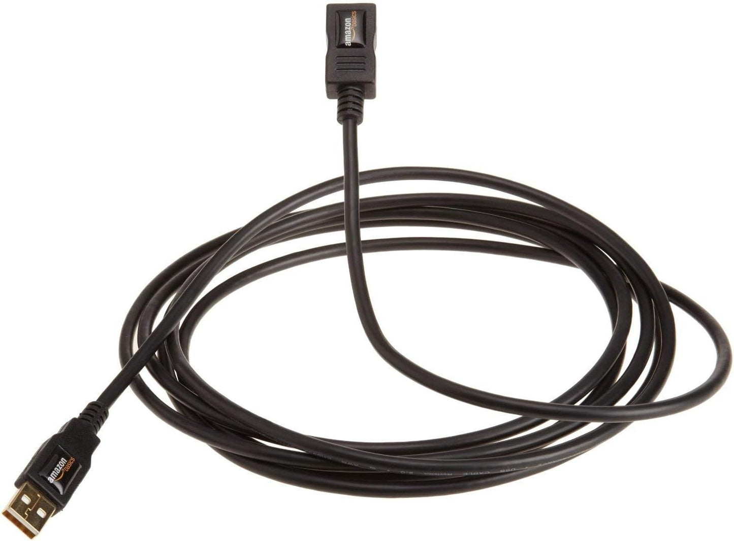 Amazon Basics USB-A 2.0 Extension Cable 480Mbps Transfer Speed,9.8 '  Black