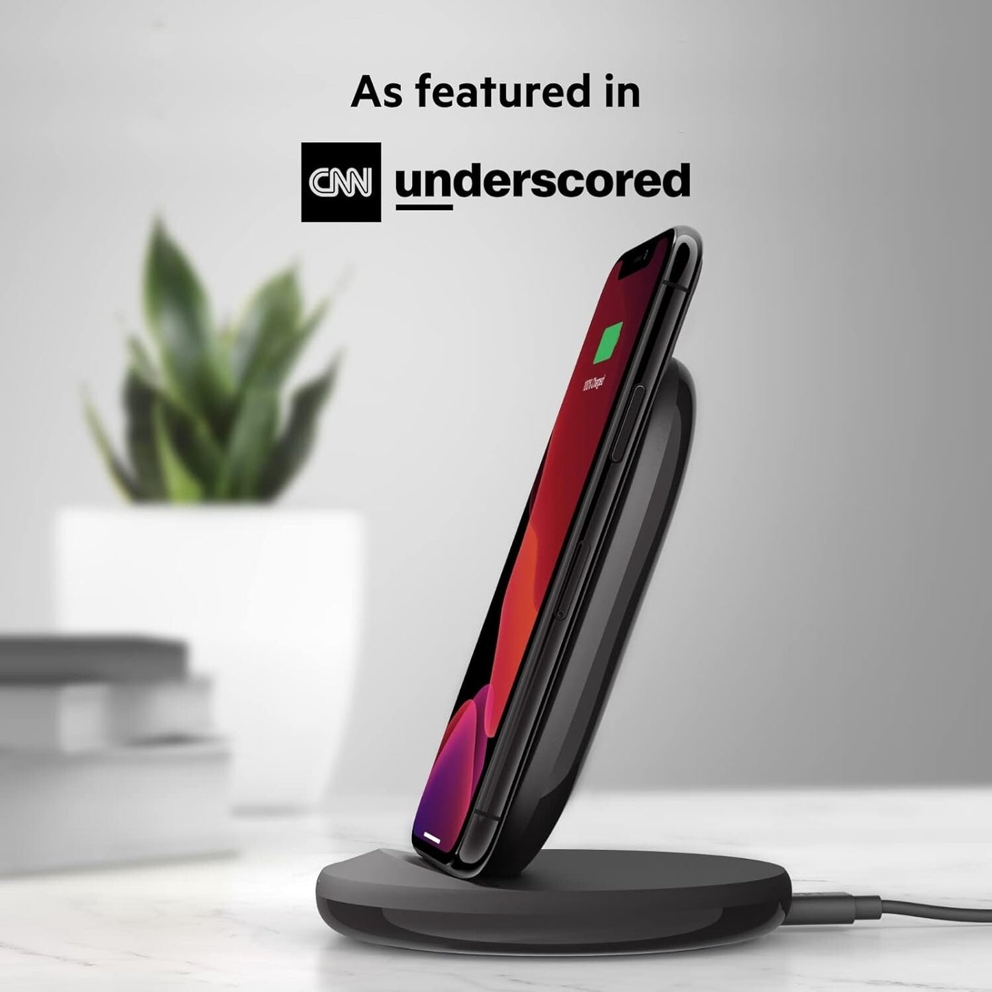 15W Belkin Wireless Charging Stand QiCertified Charger Stand iPhone