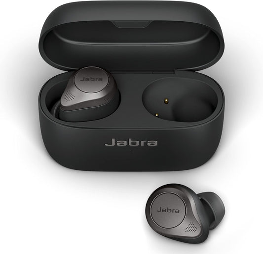 Jabra Elite 85t True Wireless Bluetooth Earbuds, Titanium Black – Advanced Noise