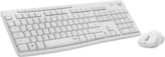 MK295 920-009783 Logitech Silent Keyboard Mouse Combo Off White