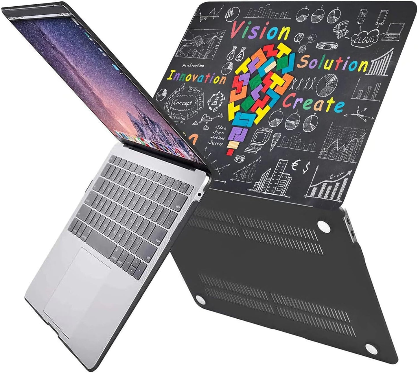 MacBook Pro 14" Case M1–M4 (A2442–A3401) – Fancity Hard Shell + Keyboard