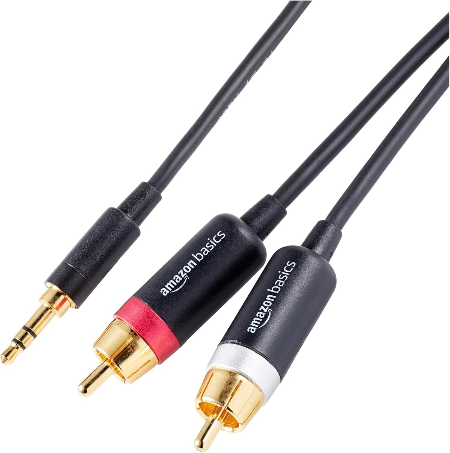 RCA Amazon Basics 35 Aux to 2 x Adapters Audio Cable Amplifiers