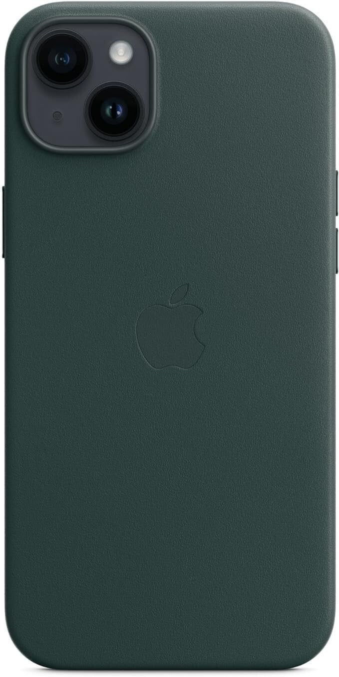 Apple iPhone 14 Plus Leather MagSafe Forest Green
