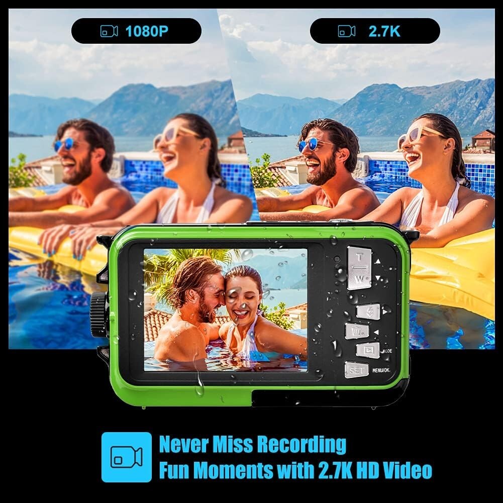48MP S P Safe Perfect Underwater Camera Full HD 27K Waterproof Camera