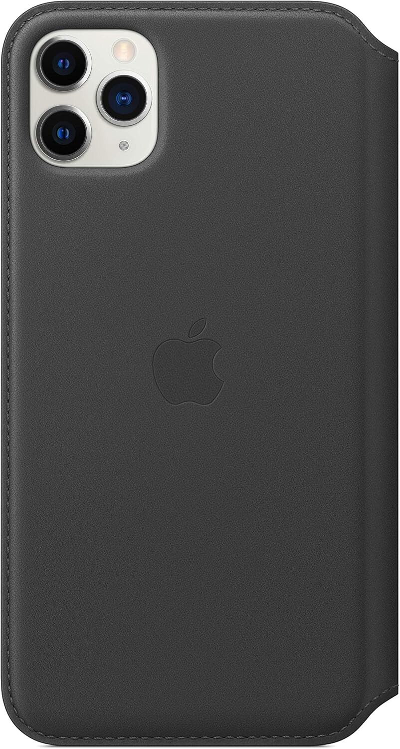Apple Leather Folio iPhone 11 Pro Max Black Slim Fit Wireless