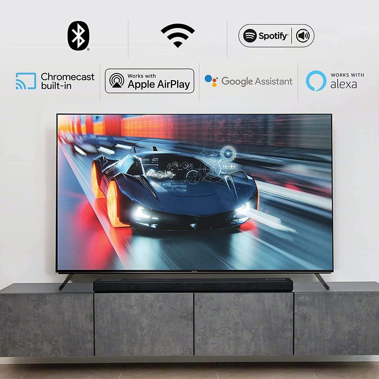 Sony HT-A5000 Dolby Atmos DTS:X 5.1.2ch Wi-Fi  eARC Soundbar Home Theater