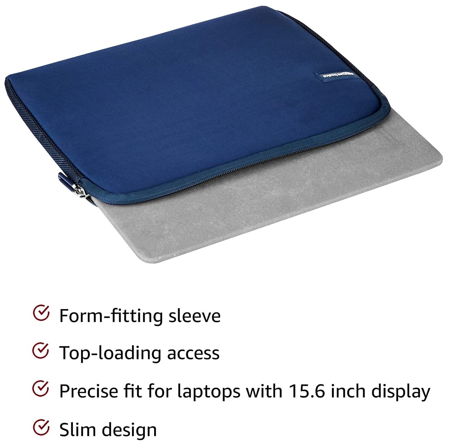 AmazonBasics 116inches Laptop Sleeve Navy