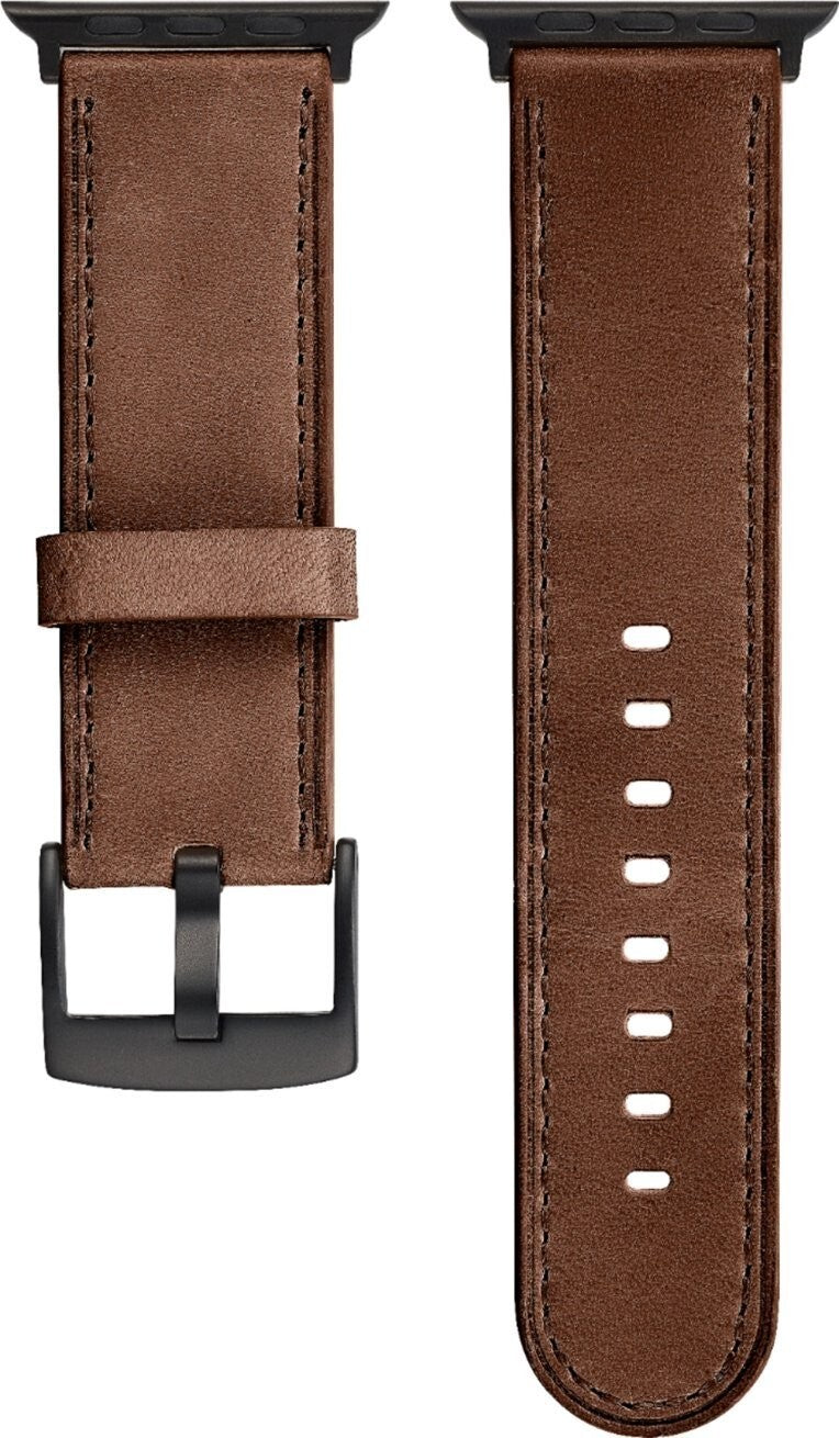 PT-AWB42YBL Genuine Leather Watch Strap 42mm 44mm Brown Platinum