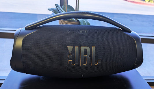 JBL Boombox 3 Wi‑Fi Bluetooth Speaker Portable Wireless Waterproof – Black