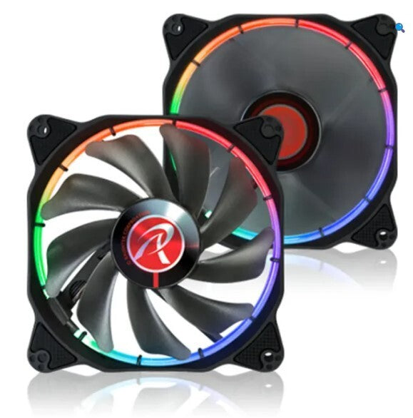 AURA RGB Raijintek 12 120mm Dual Pack Fan
