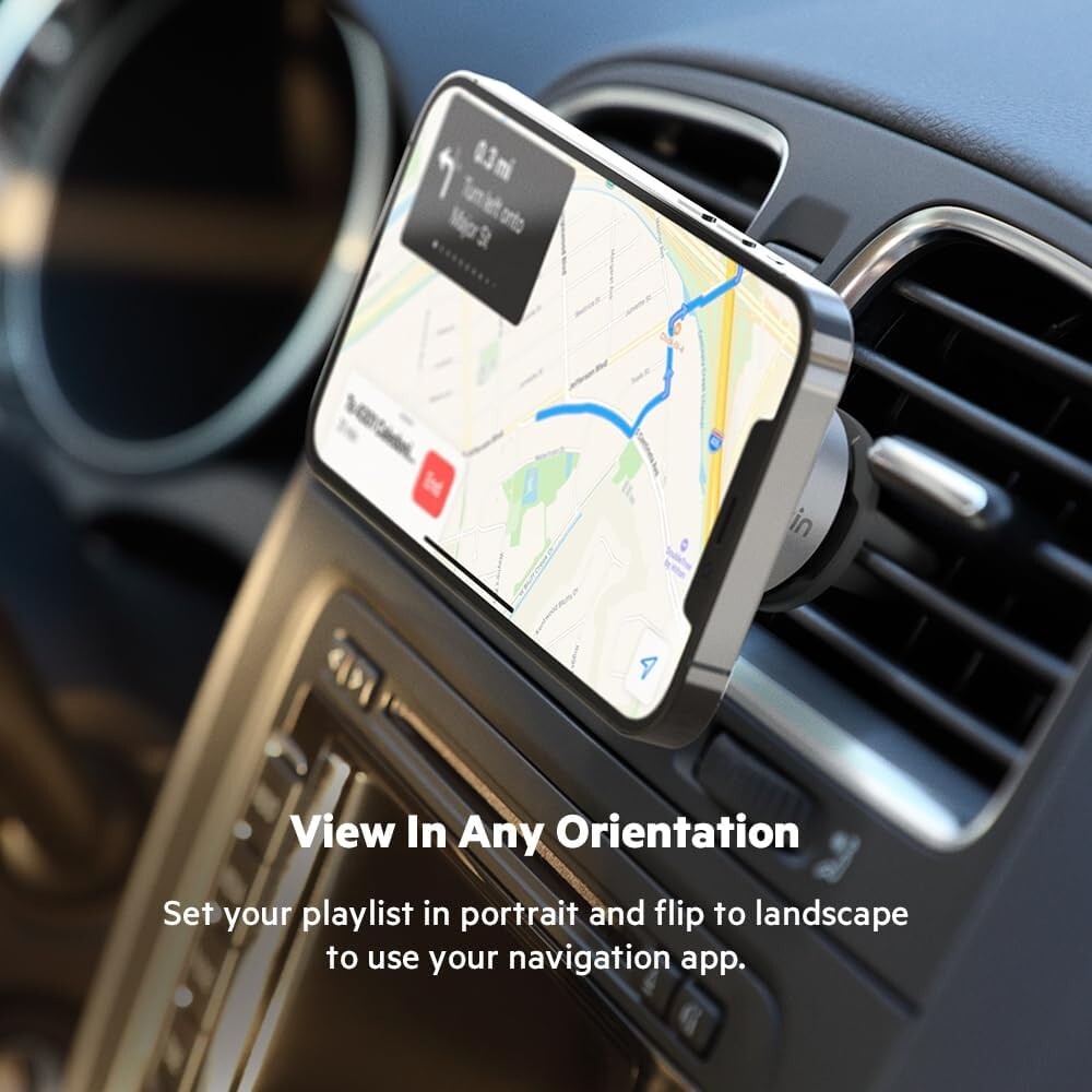 Belkin MagSafe Vent Mount Pro Car Magnetic Phone Holder iPhone 15ProMax