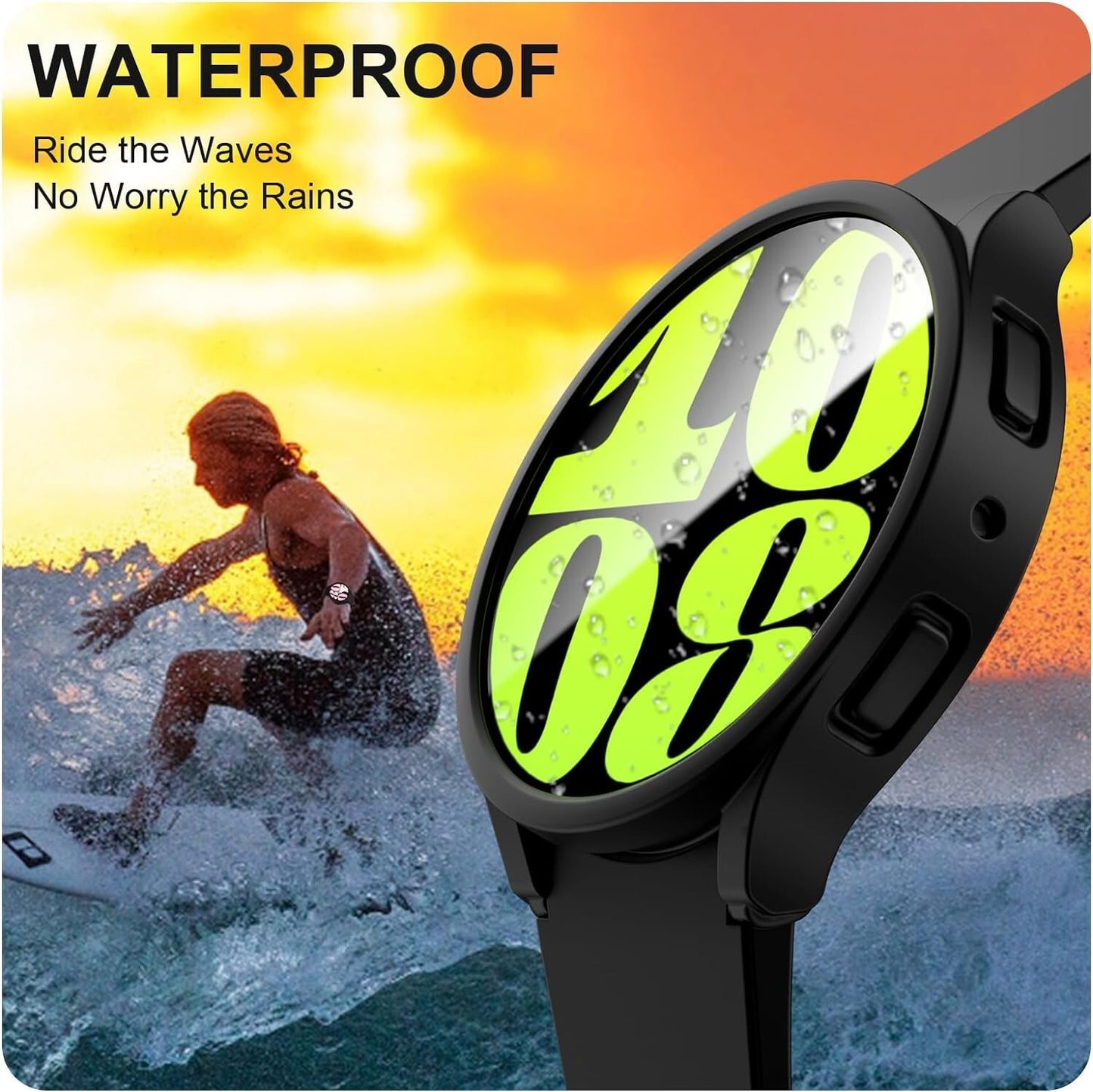 Samsung JZK 24 Pack Screen Protector Galaxy Watch 6 44mm 2 Hard PC Protec
