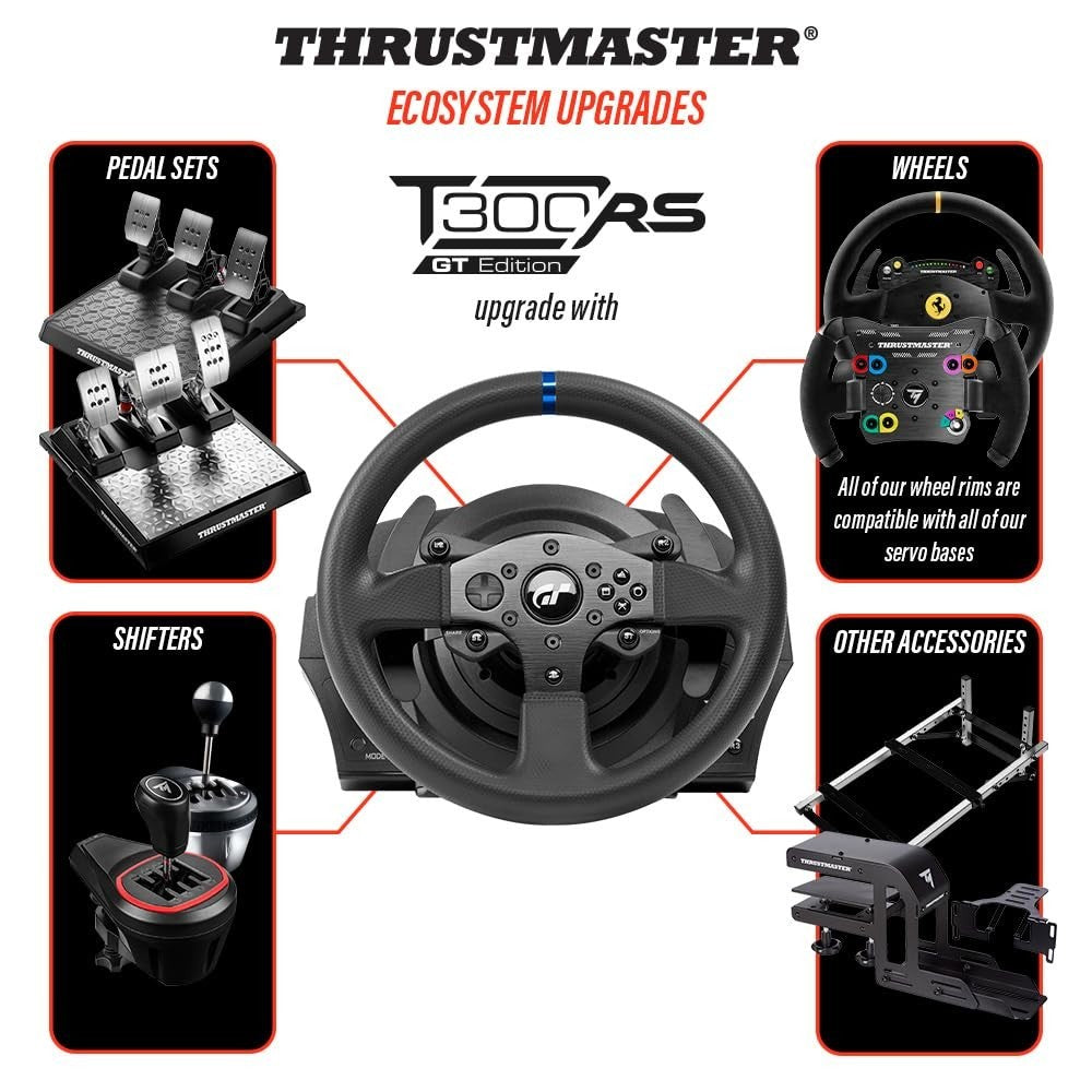 Thrustmaster T300RS GT Racing Wheel Force Feedback – PS5/PS4/PC Compatible
