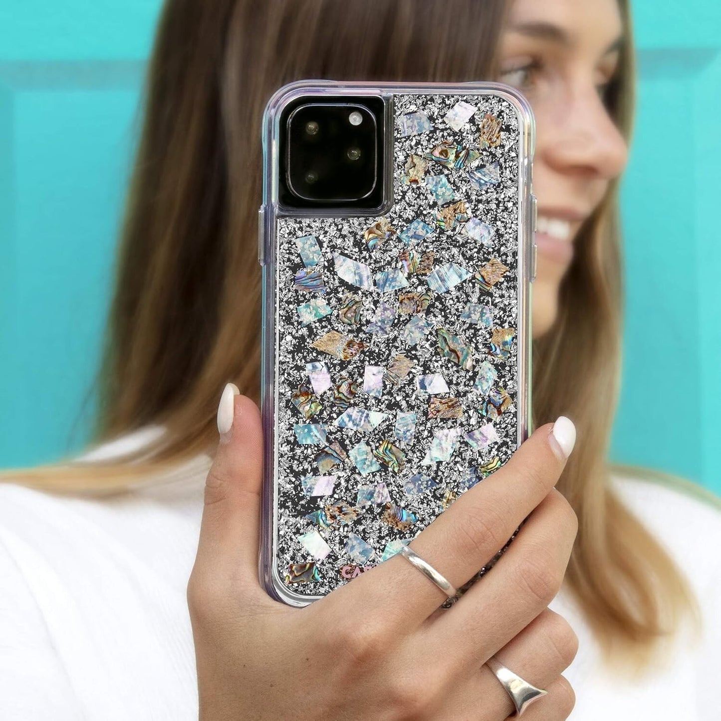 Mate Karat Series Apple iPhone 11 Pro Max Mother of Pearl
