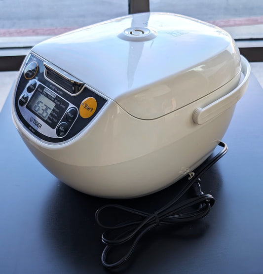 Tiger JBV-S10U Micom Rice Cooker 5.5-Cup with Tacook Plate – Japan Made