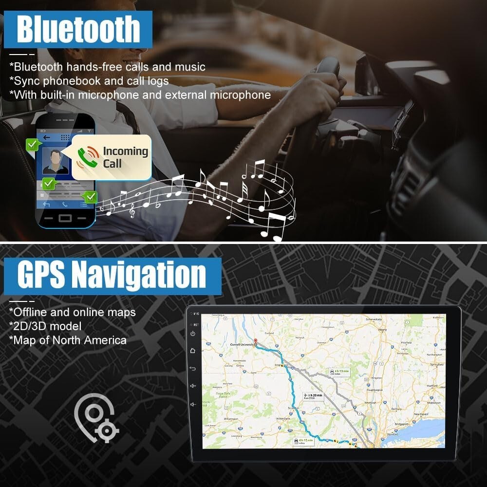 CRV 2012-2016 Honda CarPlay 10 Android 12 Stereo Radio Nav WiFi Bluetoo