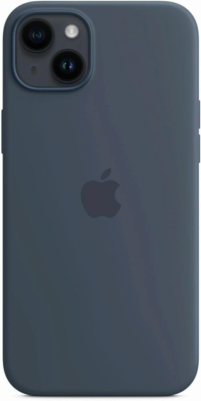 Apple iPhone 14 Plus Silicone MagSafe Storm Blue