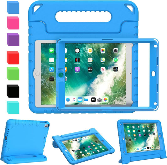 AVAWO Shockproof Foam Case for iPad 9.7″ (2017/2018/Air 2) with Built‑in Screen