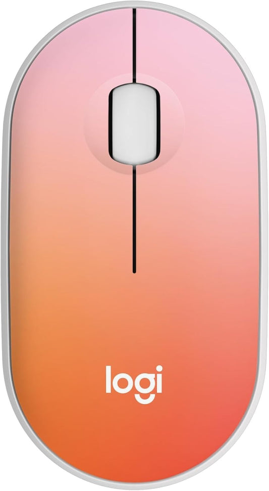 Logitech M340 Wireless Mouse – Tropical Sunrise Print, Silent Clicks