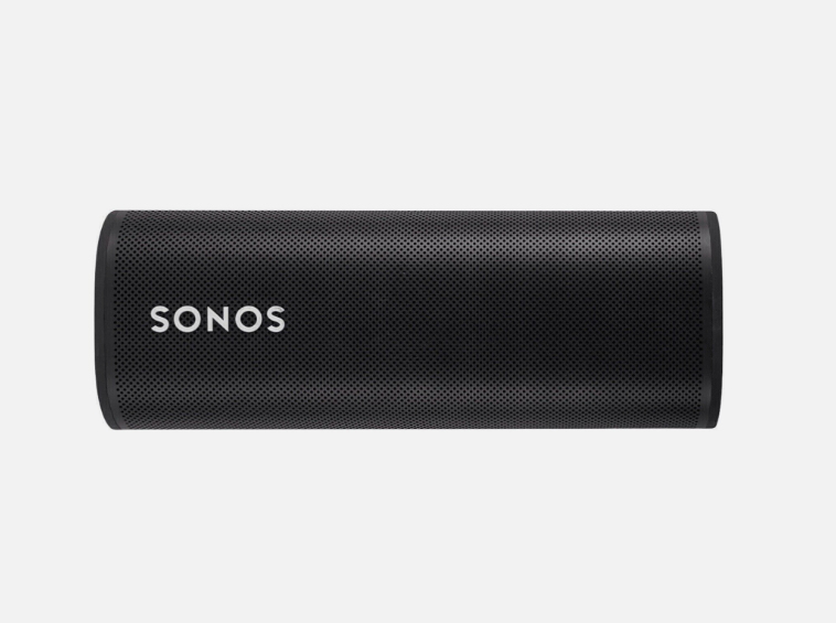 Sonos Roam Portable Smart Speaker Bundle Black Charging Stand Water Resistant