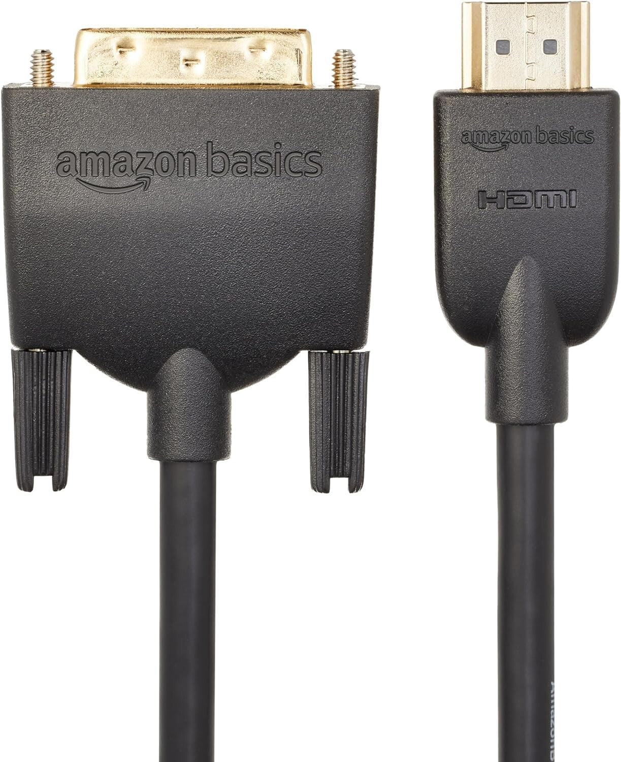 HDMI DVI Amazon Basics to Adapter Cable BiDirectional 1080p Black 1 Pack