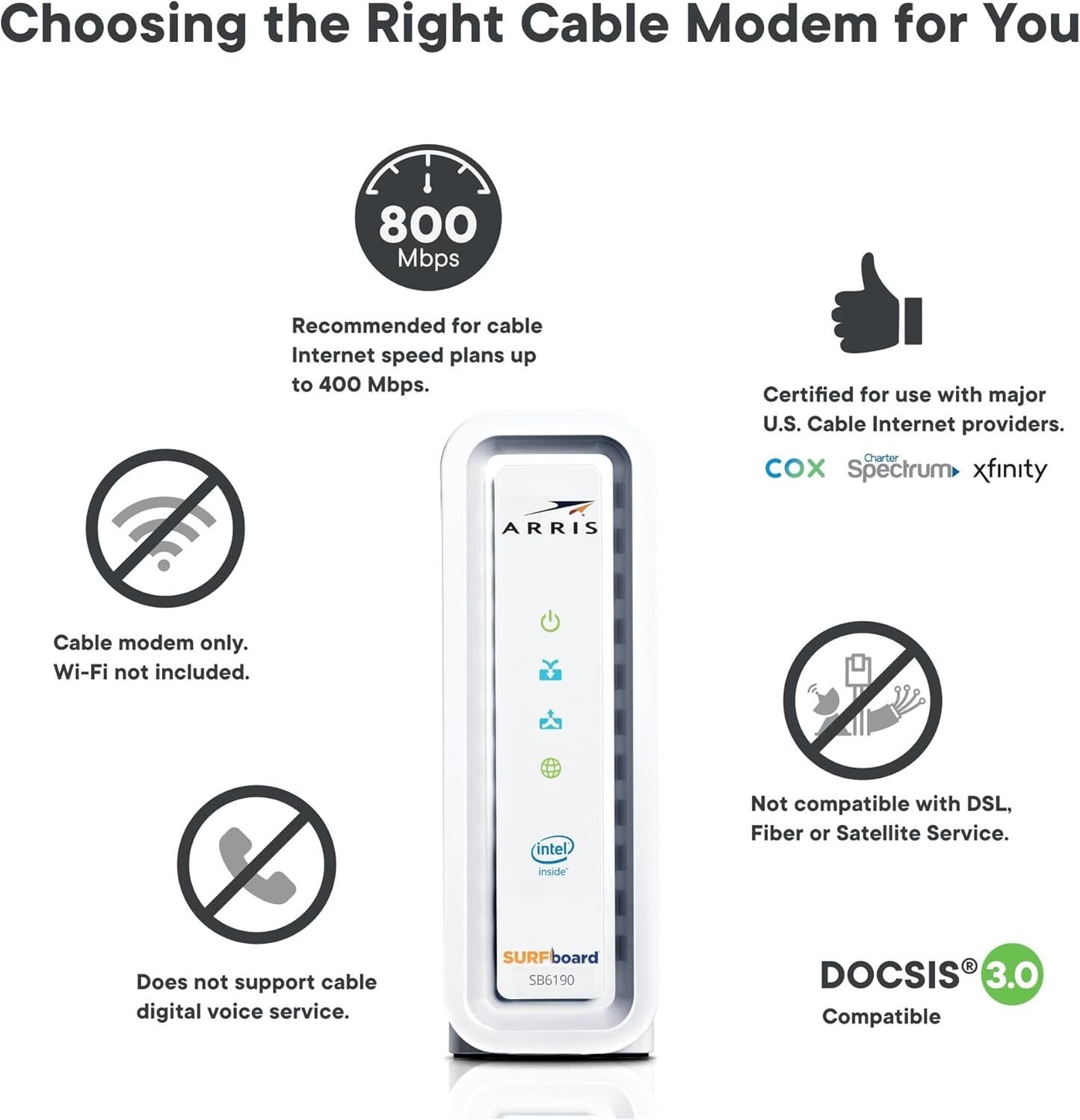 ARRIS DOCSIS SURFboard 30 Cable Modem