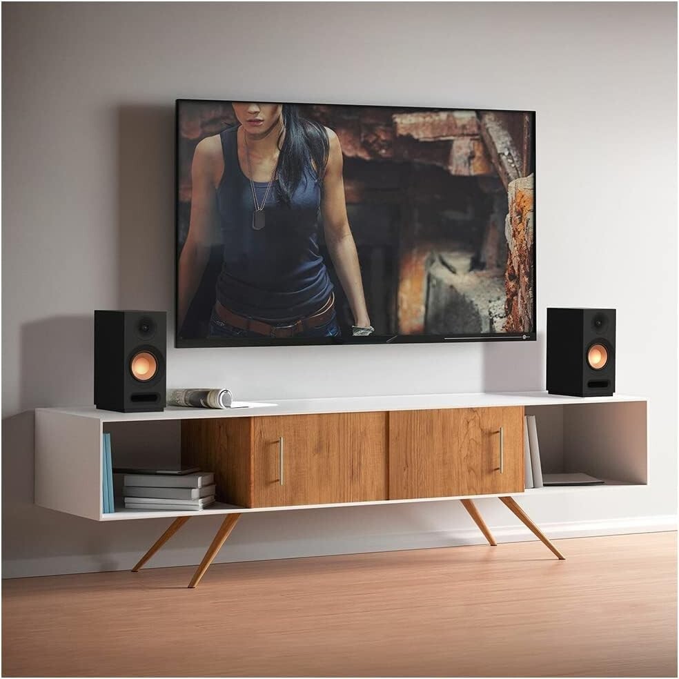 Klipsch KD-51M Bookshelf Speaker Pair - Black 160W High Efficiency
