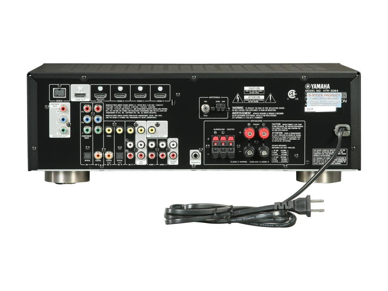 YAMAHA HTR-3064BL 51Channel AV Receiver