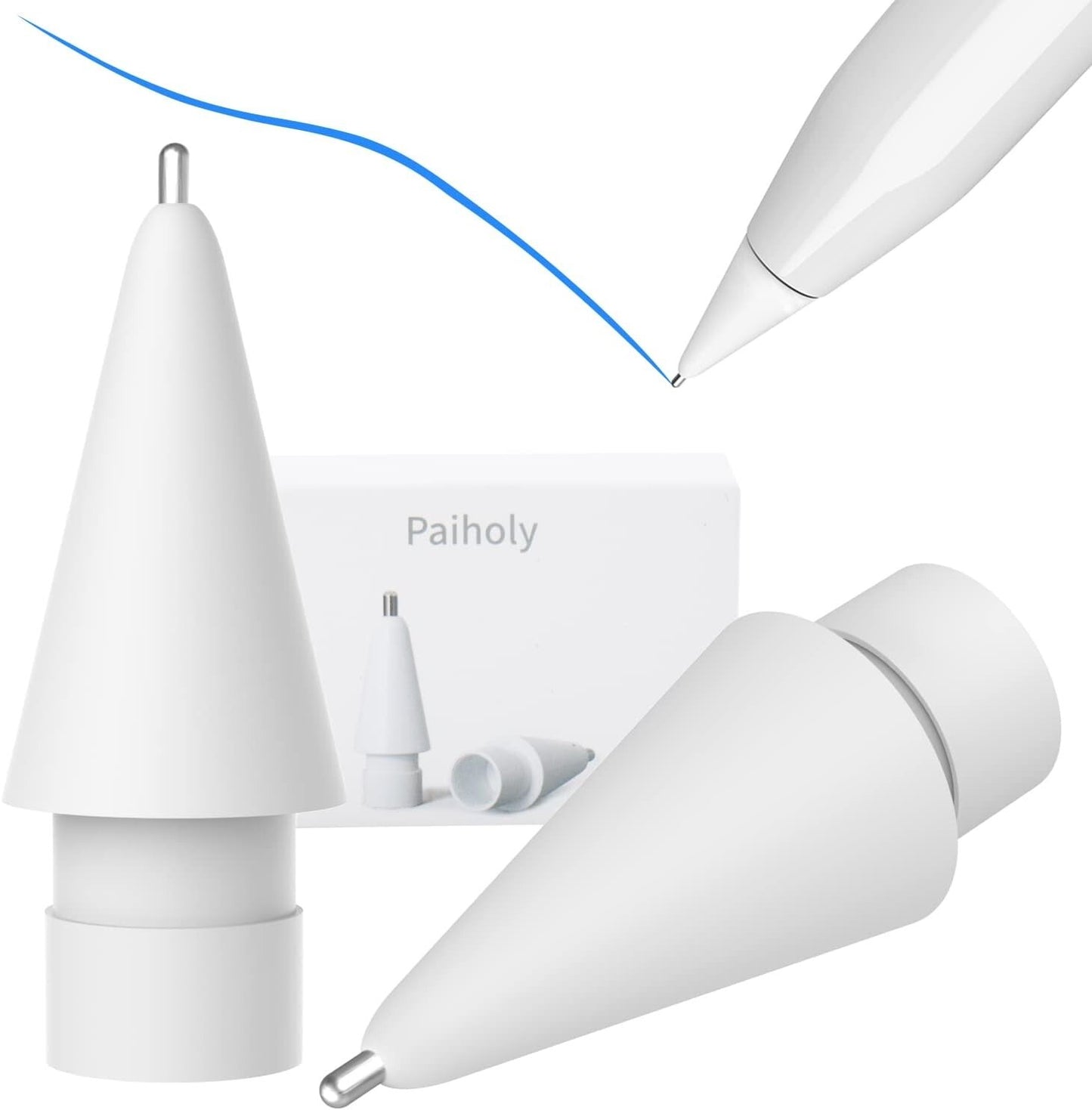 Upgraded Pencil Tip Replacements iPad Pro Pencil 2 Pack of Fine Point N
