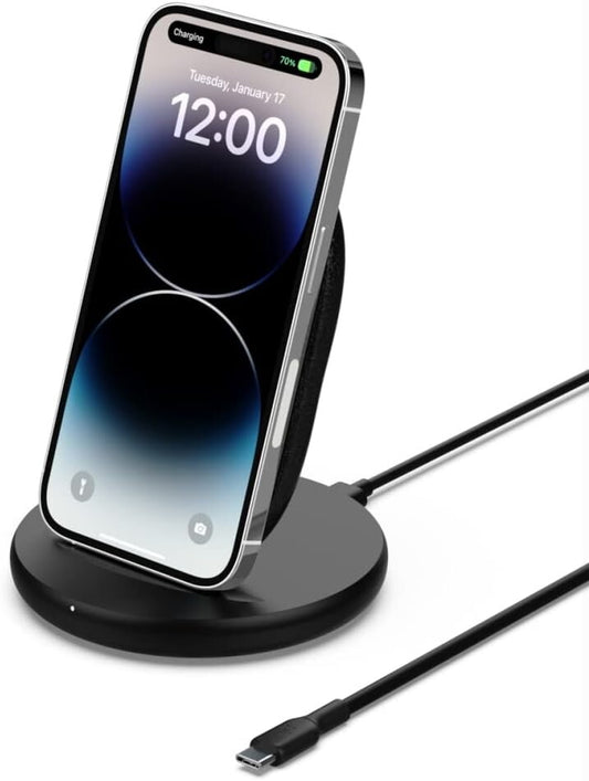 15W Belkin Wireless Charging Stand QiCertified Charger Stand iPhone