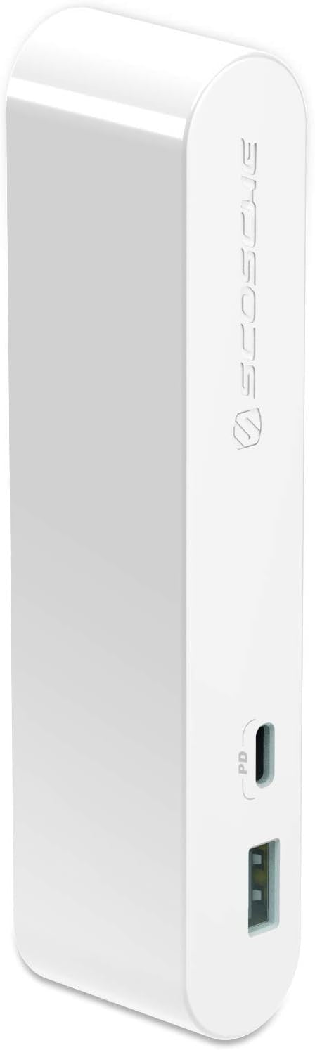 Scosche BLPEWT-SP 30W Dual USB Power Endcap for BaseLynx Charging Station, White