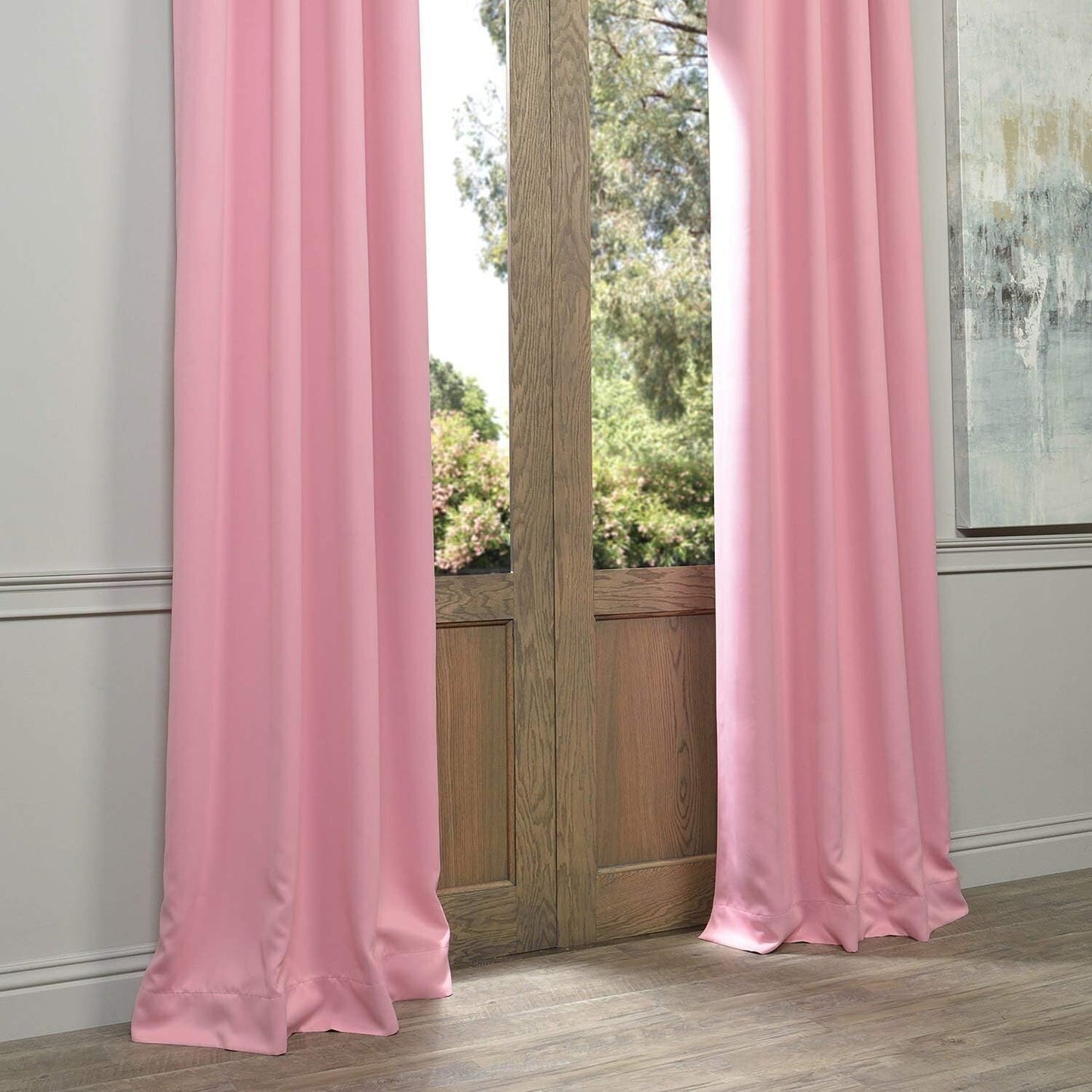 BOCH-201305-108 Half Price Drapes Blackout Curtain Precious Pink
