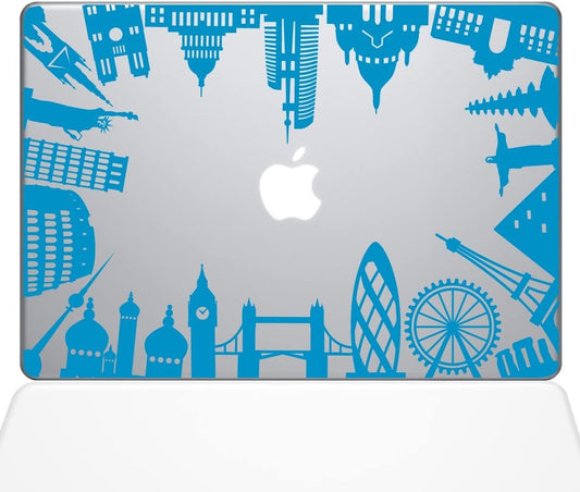 Decal Guru Around World Monuments Decal Vinyl Sticker 11 MacBook Air