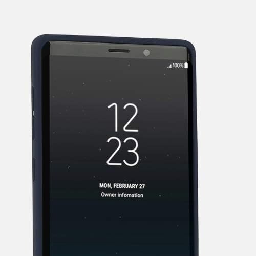 DesignSkin Note 9 Corduroy Embroidered Cloth Covered Thin Fit Lightweight